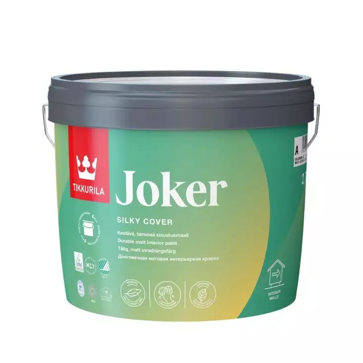 Tikkurila Joker sisustusmaali valkoinen, sävytettävissä - Sisämaalit - 6408070031650 - 1