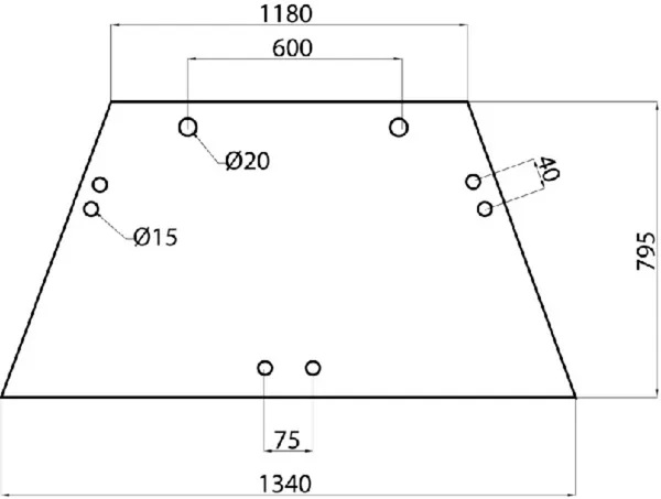 Tuulilasi, ylempi (JD L78726) - Ohjaamon lasit - 8716106780280 - 1