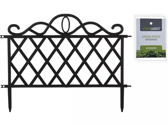 Reuna-aita muovia 24 x 50 cm - Puutarhapatsaat, koristeet - 8720573154550 - 1