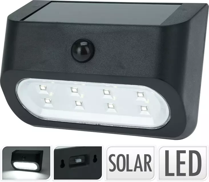 Solar kohdevalo 13x9 cm - Aurinkokennolla toimivat solar-tuotteet - 8720573981590 - 1