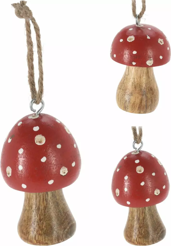 Kärpässieni roikkuva koriste - Joulukoristeet - 8721037128230 - 1