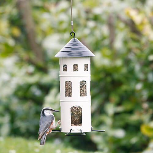 Wildlife Garden Combi ruokinta-automaatti valkoinen - Lintulaudat ja -pöntöt - WG340 - 1