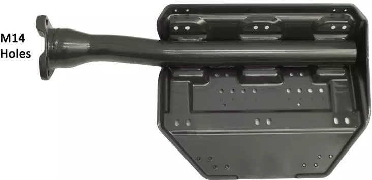 Kannakeputki lokasuojalle, oikea - Akselisto ja ohjaus - svm0000009310 - 1