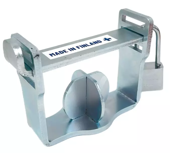 Aisalukko Smart sinkitty 5,2mm - Peräkärrytarvikkeet - 6430073051090 - 1