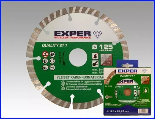Exper timanttikatkaisulaikka 230 mm - Katkaisulaikat - 6438081000550 - 1