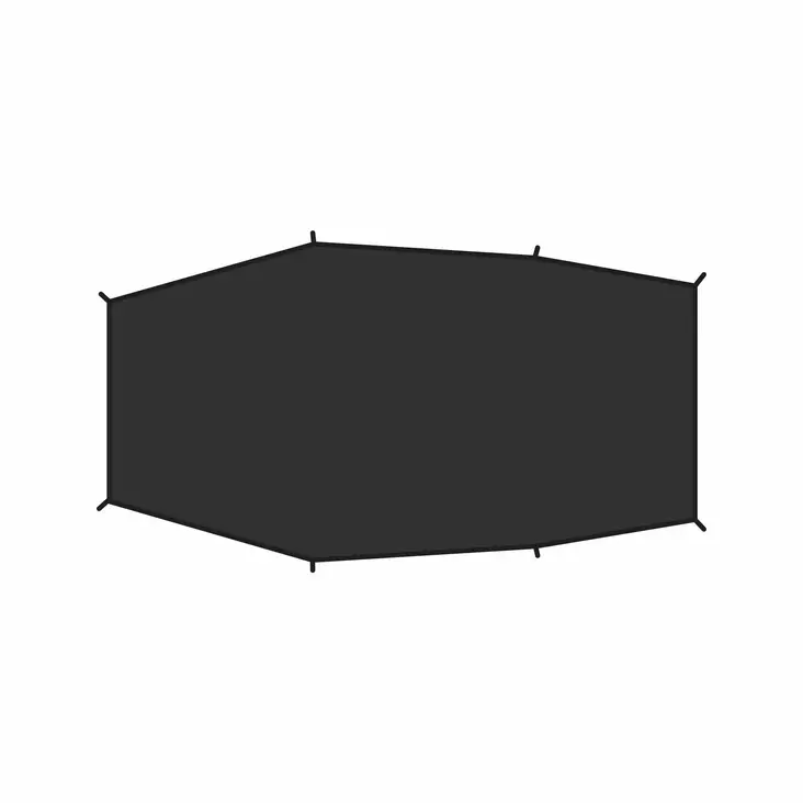 Fjällräven Lite 3 Footprint Black - Teltat - 7323450207250 - 1