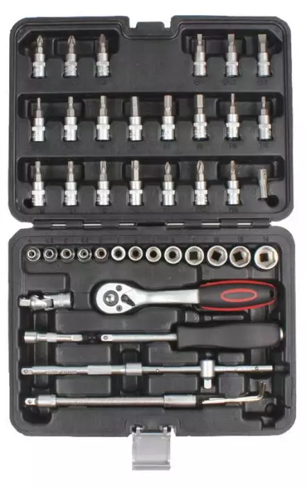 Hylsysarja 46-os. 1/4" - Hylsyt ja -sarjat - 6430013062520 - 1