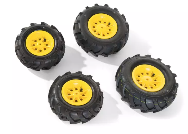 Ilmakumipyöräsarja keltainen (P) - Polkutraktorit ja -autot - 4006485409860 - 1