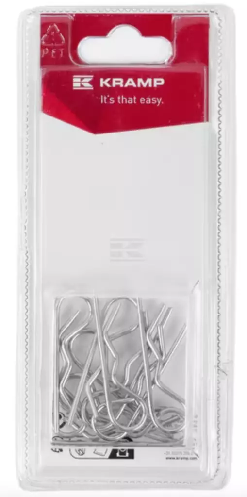 Jousisokka 2 mm 10 kpl/pkt - Muut kiinnitystarvikkeet - 8719493200140 - 1