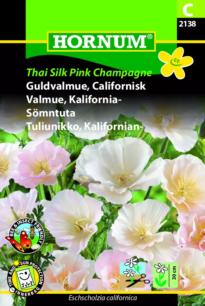Kaliforniantuliunikko´Thai Silk Pink Champagne´ - Siemenet ja siemenperunat - 5708787021380 - 1