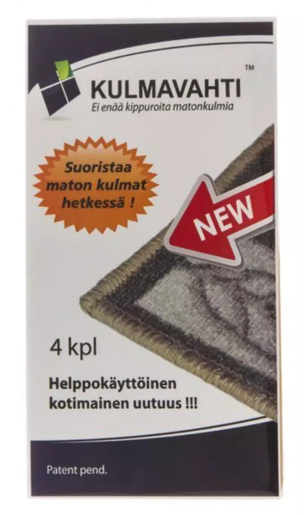 Kulmavahti mattoon 4 kpl - Muut säilytystuotteet - 6430010763000 - 1