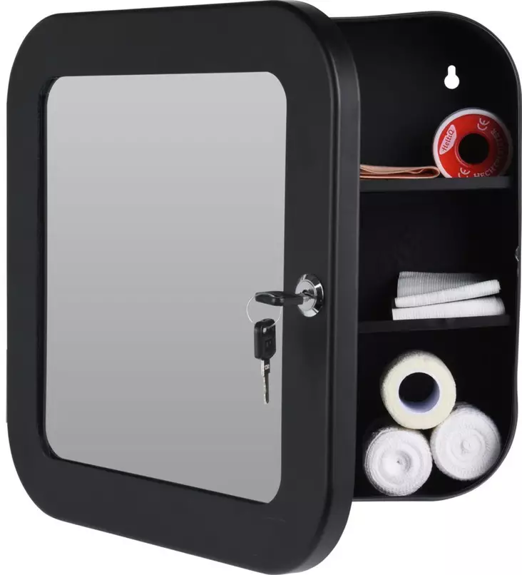 Lääkekaappi peilillä - Muut säilytystuotteet - 8719987406300 - 1