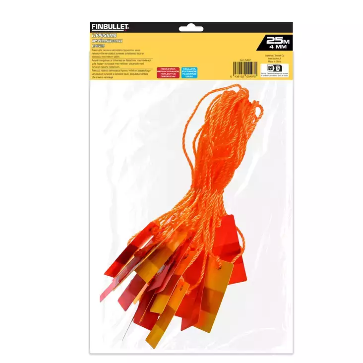 Lippunaru 25m 4mm x 25m - Narut, köydet - 6438152054970 - 1