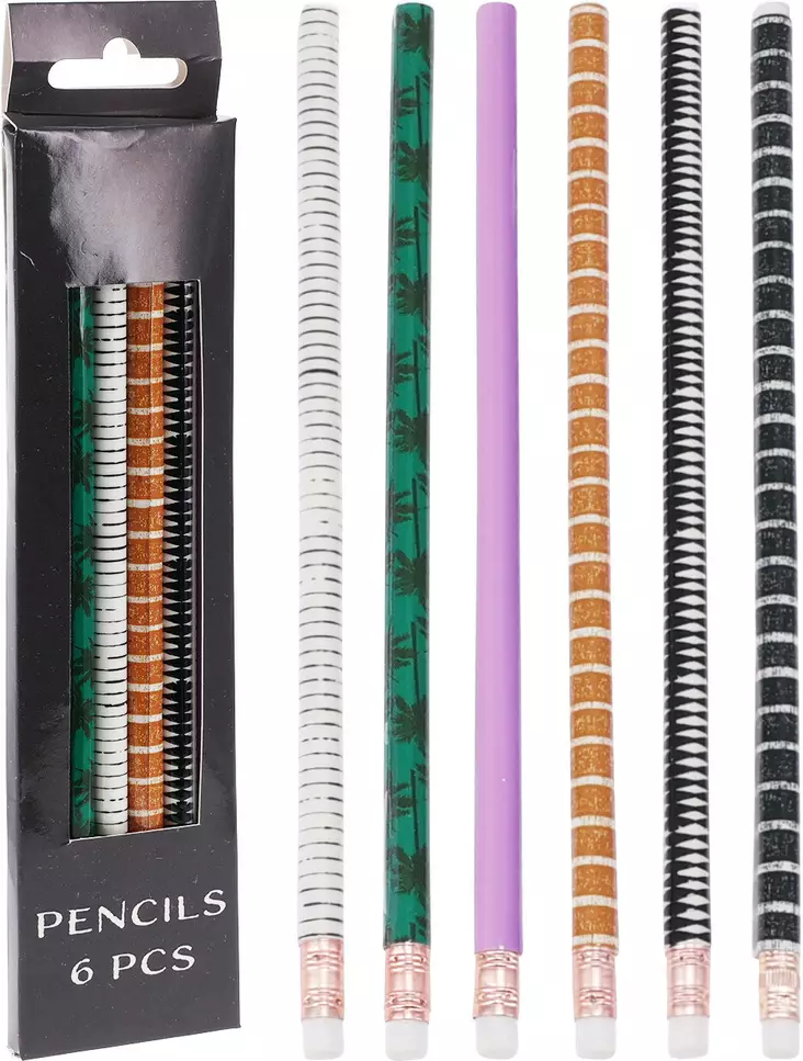 Lyijykynä HB 6 kpl/pkt - Toimistotarvikkeet - 8721037250030 - 1