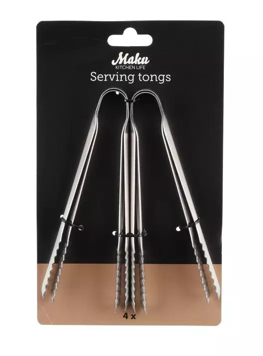 Maku tarjoilupihdit 4 kpl/pkt - Tarjoiluastiat, kattaus - 6410416405810 - 1