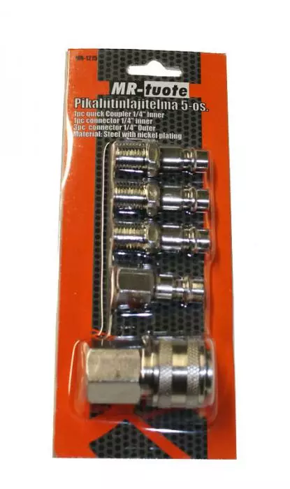 Pikaliitinlajitelma 5-os.1/4" - Autotarvikkeet - 6430032150710 - 1