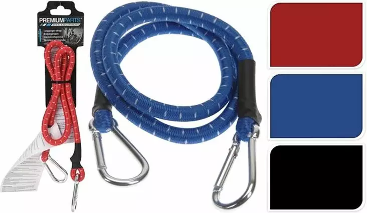 Kiinnitysremmi joustava + karabiinihaat - Narut, köydet - 8719202020670 - 1