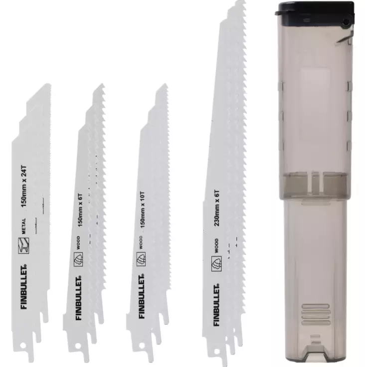 Puukkosahanteräsarja 12-osainen - Puukkosahanterät - 6438152026960 - 1