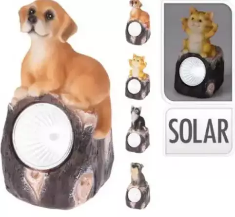 Puutarhakoriste eläin solar-valolla - Puutarhapatsaat, koristeet - 8720573198400 - 1