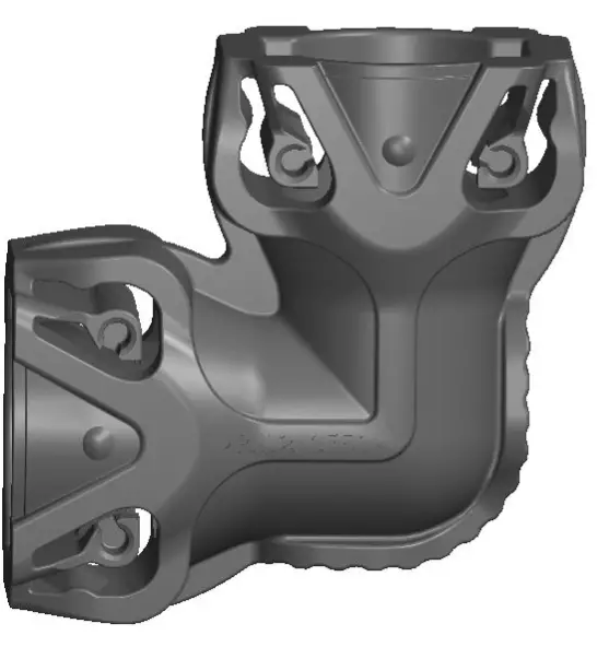 Raufoss kulmaliitinrunko ABC 90ast R-runko - Paineilmajärjestelmä - svm0000010090 - 1