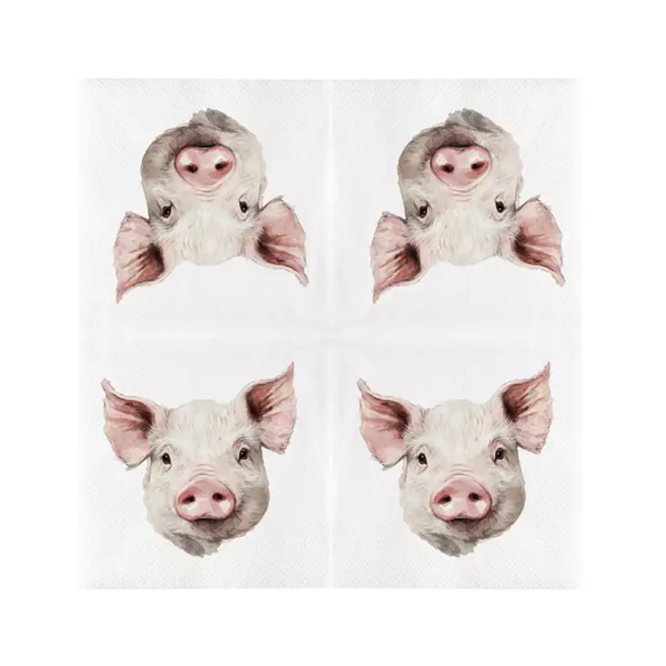 Sika servetit 20 kpl/pkt - Maatila-aiheiset tuotteet - 8714982286520 - 1