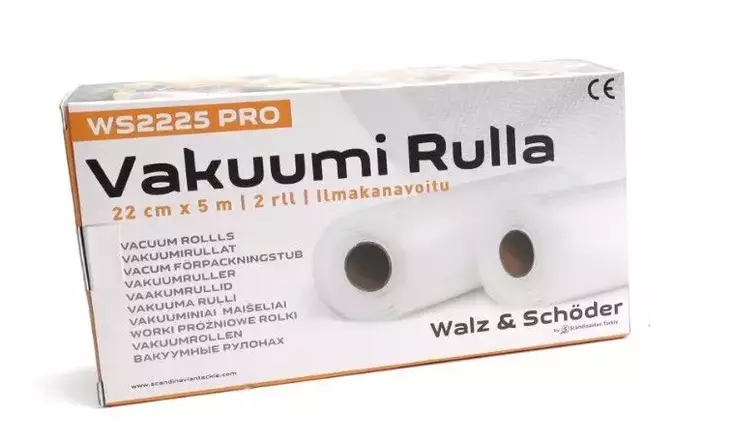 Vakuumiputki 22x5 cm 2 rll/pkt - Riistankäsittely ja säilöntä - 6438212105710 - 1