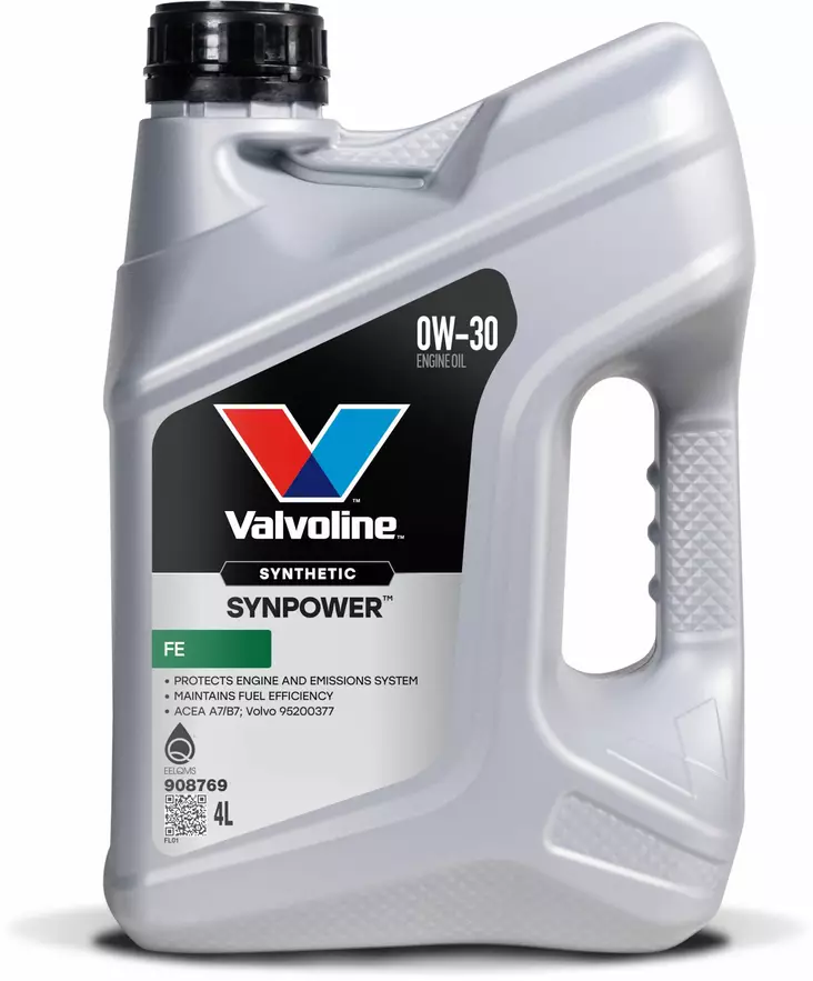 Valvoline Synpower FE 0W-30 moottoriöljy 4 l - Moottoriöljyt - 8710941018690 - 1