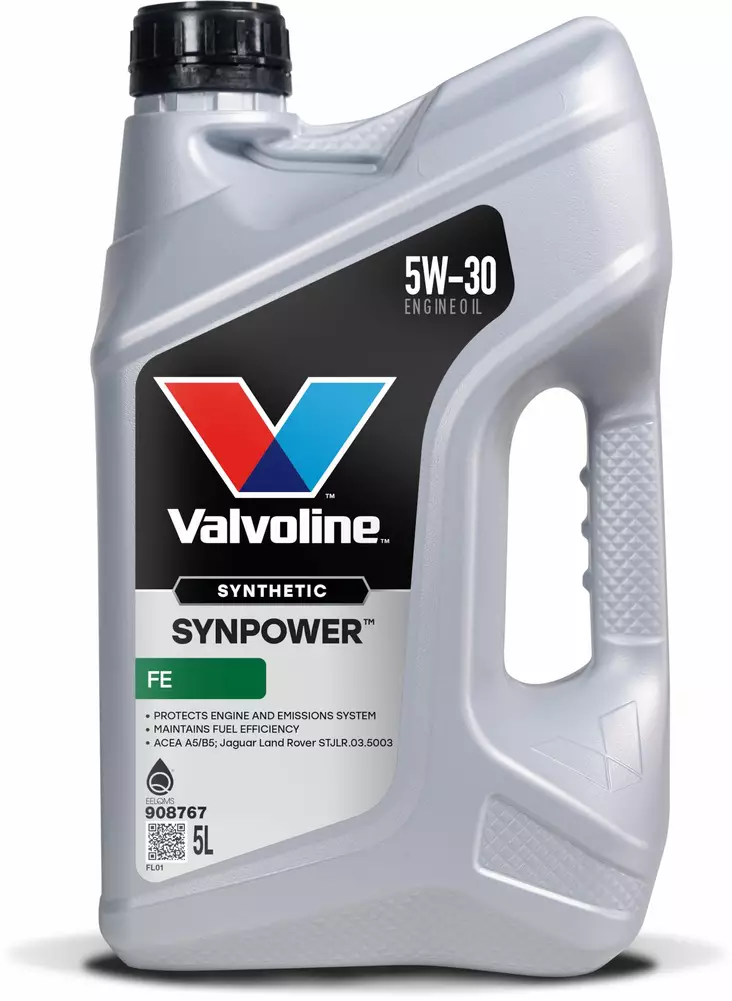 Valvoline SynPower FE 5W-30 moottoriöljy 5 l - Moottoriöljyt - 8710941018140 - 1