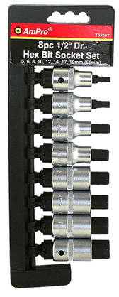 Kuusiokärkihylsysarja 1/2" 8-os. - Hylsyt ja -sarjat - 795609332071 - 1