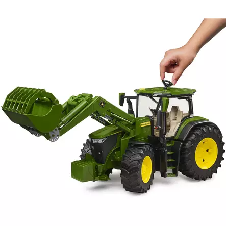 Bruder John Deere 7R 350 etukuormaajalla - Bruder työkonelelut - U03151 - 2