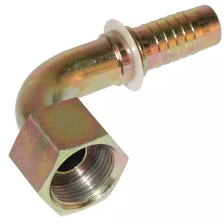 Puristettava liitin DN06 M16 x 1,5 10L naaras/uros 45° - Hydrauliikka - 8719593107141 - 1