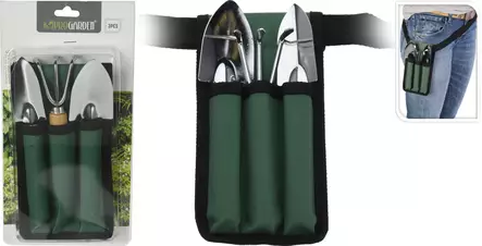 Puutarhatyökalusetti vyölaukulla - Muuta tarpeellista - 8719202138221 - 1