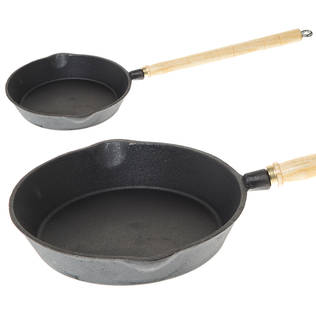 Valurautapannu pitkä varsi - Grillaustarvikkeet - 6410412761071 - 2