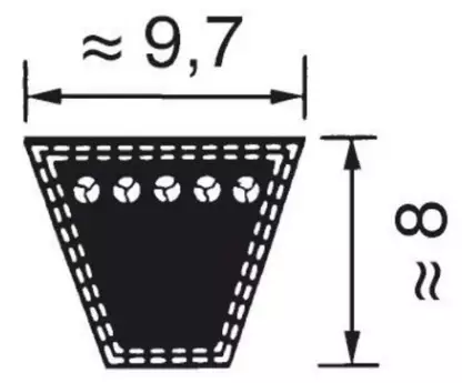 Kiilahihna SPZ1750 - Hihnat ja tarvikkeet - 4014486524871 - 2