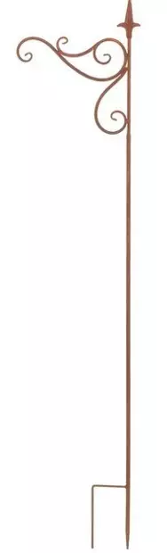 Amppeli- / lyhtyjalusta ruoste 129 cm - Tunnelmavalot - 6410416443621 - 1