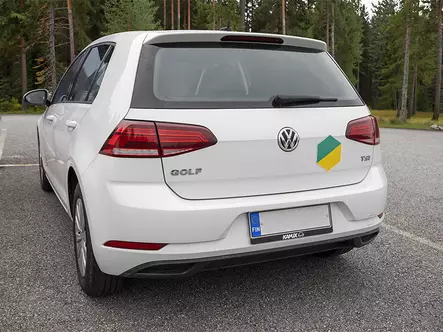 Nuoren kuljettajan tunnus kelta-vihreä - Autotarvikkeet - 6438255918131 - 2