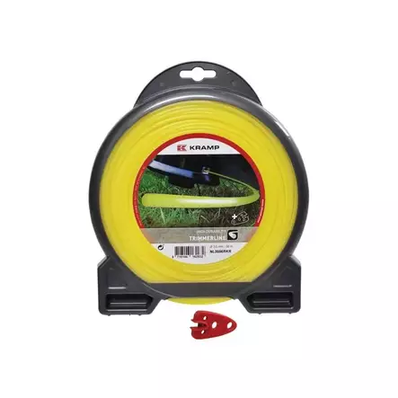 Trimmerin siima pyöreä Ø2,4mm 88m keltai - Trimmerit, raivaussahat - 8716106163021 - 1