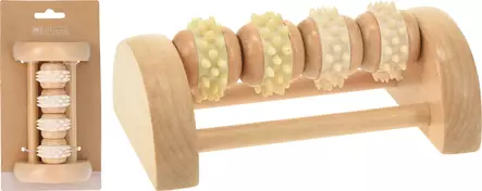 Jalkojen hierontalaite puinen - Muut itsehoitotuotteet - 8720573994781 - 1