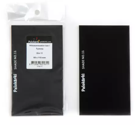 Hitsausmaskin lasi tumma 60x110mm Din11 - Muut hitsaustarvikkeet - 8712067821611 - 1