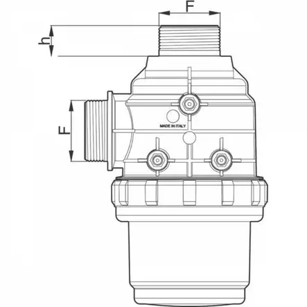 Imusuodatin 2" uros 50 mesh - Ruiskun varaosat - 8026834334281 - 2