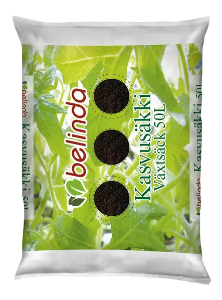 Kasvusäkki Belinda 50 litraa - Mullat ja lannoitteet - 6430045180131 - 1