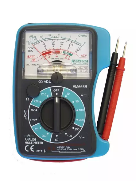 Yleismittari analoginen CAT III 300 V - Paristot, testerit - 6438152086711 - 1
