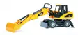 Bruder Caterpillar pyöräalustainen kaivinkone - Bruder työkonelelut - 4001702024451 - 4