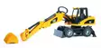 Bruder Caterpillar pyöräalustainen kaivinkone - Bruder työkonelelut - 4001702024451 - 5
