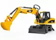 Bruder Caterpillar pyöräalustainen kaivinkone - Bruder työkonelelut - 4001702024451 - 3