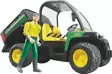Bruder Gator John Deere XUV 855D lava-ajoneuvo kuljettajalla - Bruder työkonelelut - 4001702024901 - 3