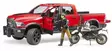Bruder RAM 2500 Power Wagon ja Ducati - Bruder työkonelelut - 4001702025021 - 4