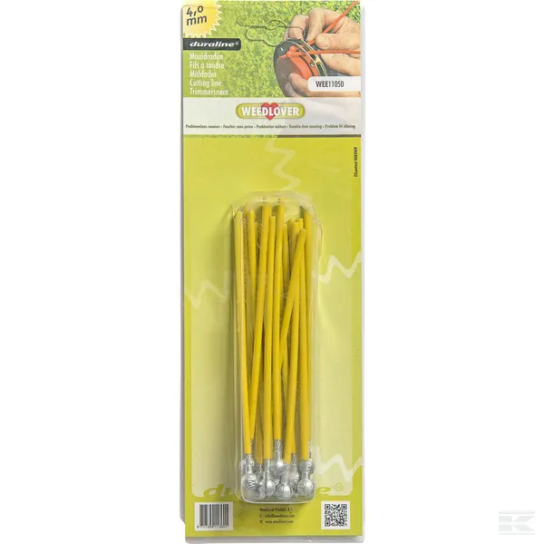 Duraline Trimmer keltainen 4,0 mm - Trimmerit, raivaussahat - 8717399113601 - 1