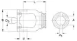 Haarukka RG, 1b-profiiliputkelle, W2380 - Haarukat - 8435194027601 - 2