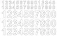 Habo itsekiinnittyvät numerot - Postilaatikot ja numerot - 7317900169281 - 2